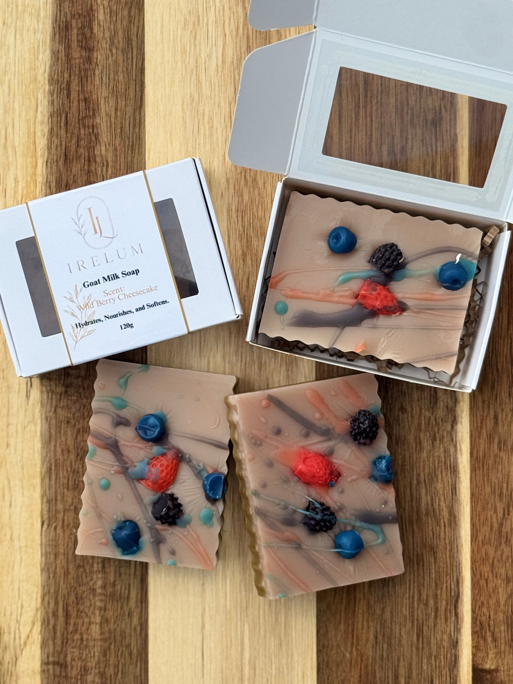 Wild Berry Cheesecake Goat Milk Soap