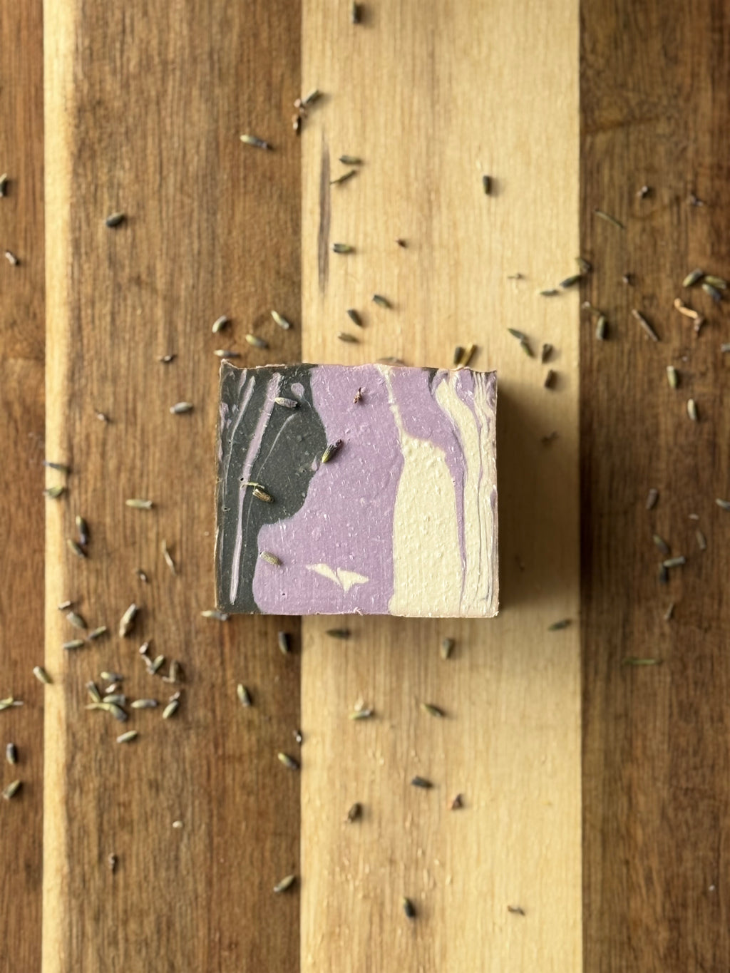 Lavender & Black Amber Cold Process Soap | Handmade Artisan Soap | Warm Floral Fragrance