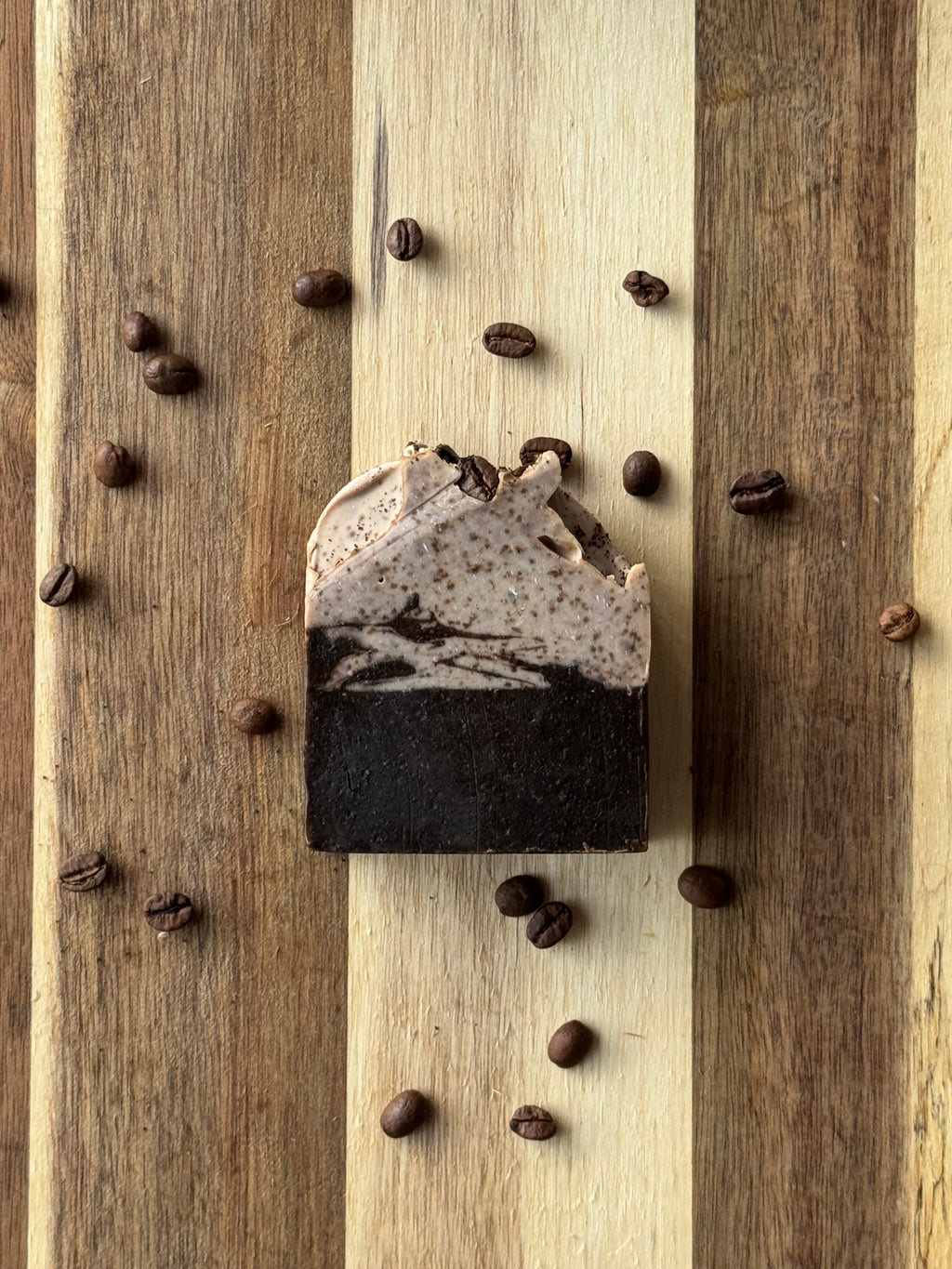 Coffee Scrub Cold Process Soap | Handmade Exfoliating Soap | Real Ground Coffee